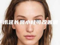 手术延长鼻小柱可改善哪些鼻缺陷